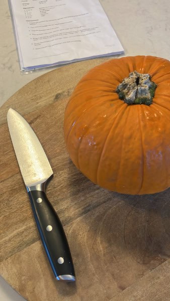 Preparing for Pumpkin and Orange Spiced Jam at Brookleigh Farm, Menston