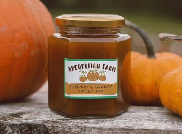 home made pumpkin and orange spiced jam from Brookleigh Farm